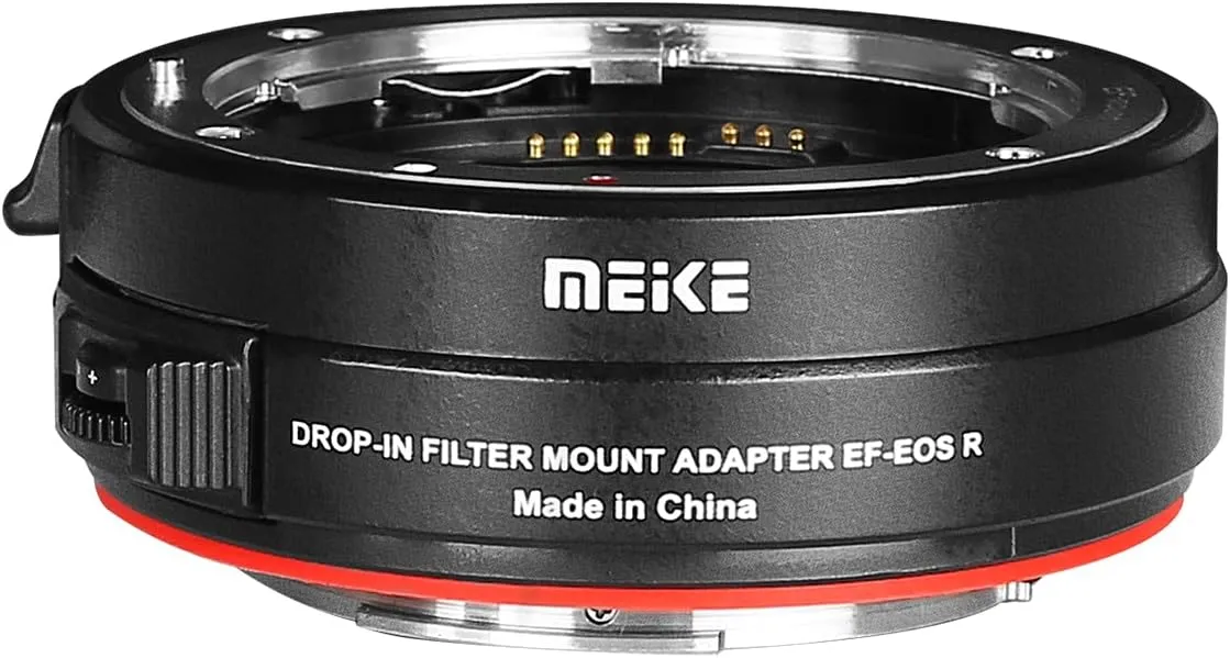 Meike MK-EFTR-C Drop-in Filter Mount Adapter for Canon EF to EOSR with Variable ND Filter and UV Filter for EOS R R5 R6 RP R5C C70 Cameras