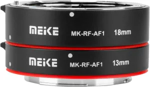 Meike MK-RF-AF1 13mm   18mm Metal AF Full Frame Macro Extension Tube Adapter Ring Kit for EOS-R Series Cameras RF Mount Cameras EOS-R EOS-RP