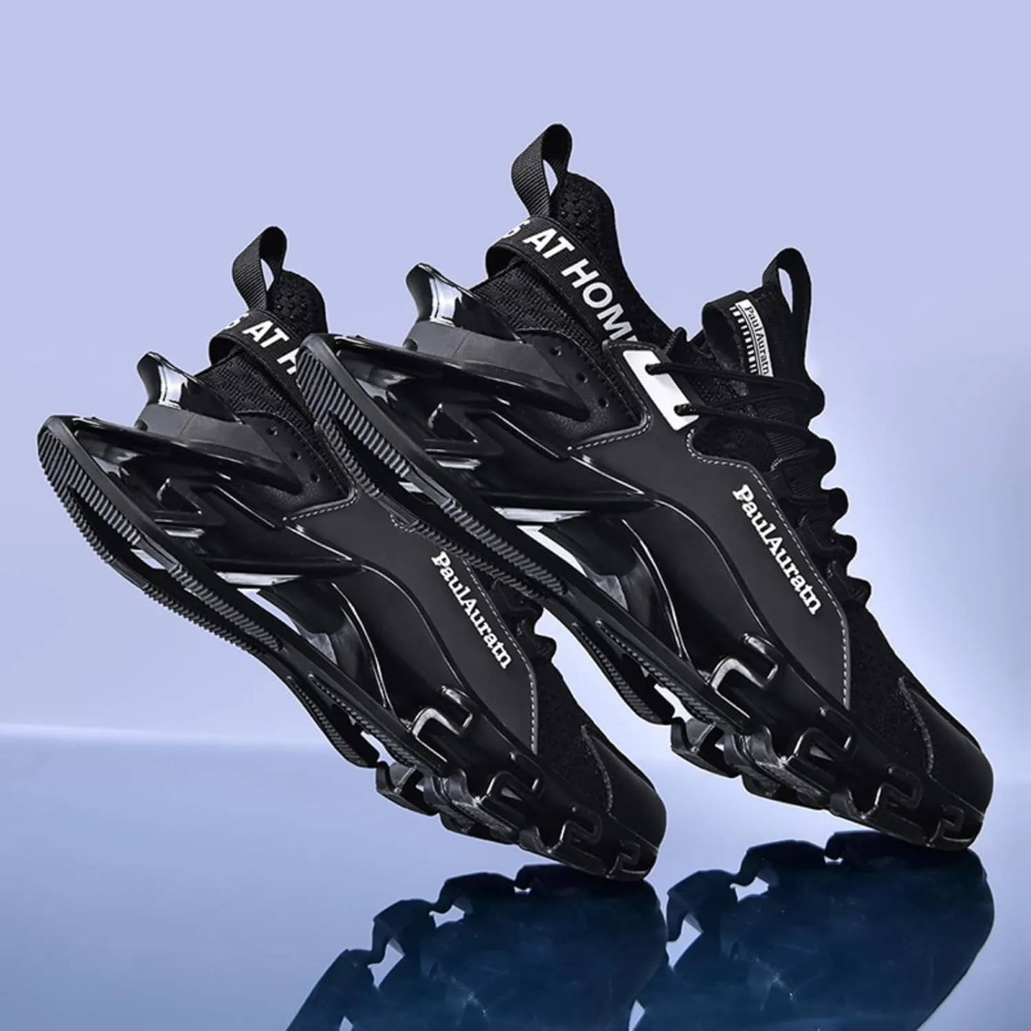 Men's Big - Size Blade - Style Running Shoes. Mesh Upper for Breathability, Shock - Absorbing Design, Lightweight and Trendy, Ideal for Spring and Summer Sports.