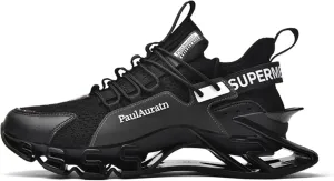 Men's Big - Size Blade - Style Running Shoes. Mesh Upper for Breathability, Shock - Absorbing Design, Lightweight and Trendy, Ideal for Spring and Summer Sports.