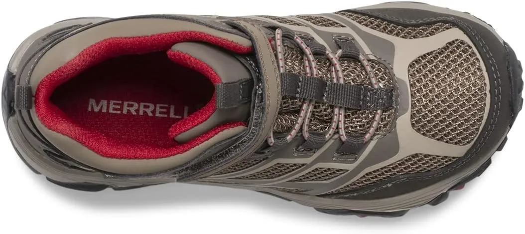 Merrell Unisex-Child Moab FST Mid Alternative Closure Waterproof Hiking Boot