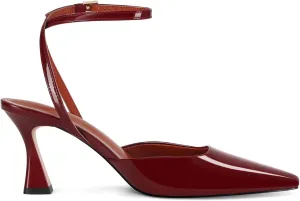 Mesh Kitten Heels for Women Closed Pointed Toe Slingback Buckle Strap Pumps Fashion Casual Dress High Heels