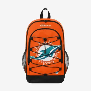 Miami Dolphins Big Logo Bungee Backpack