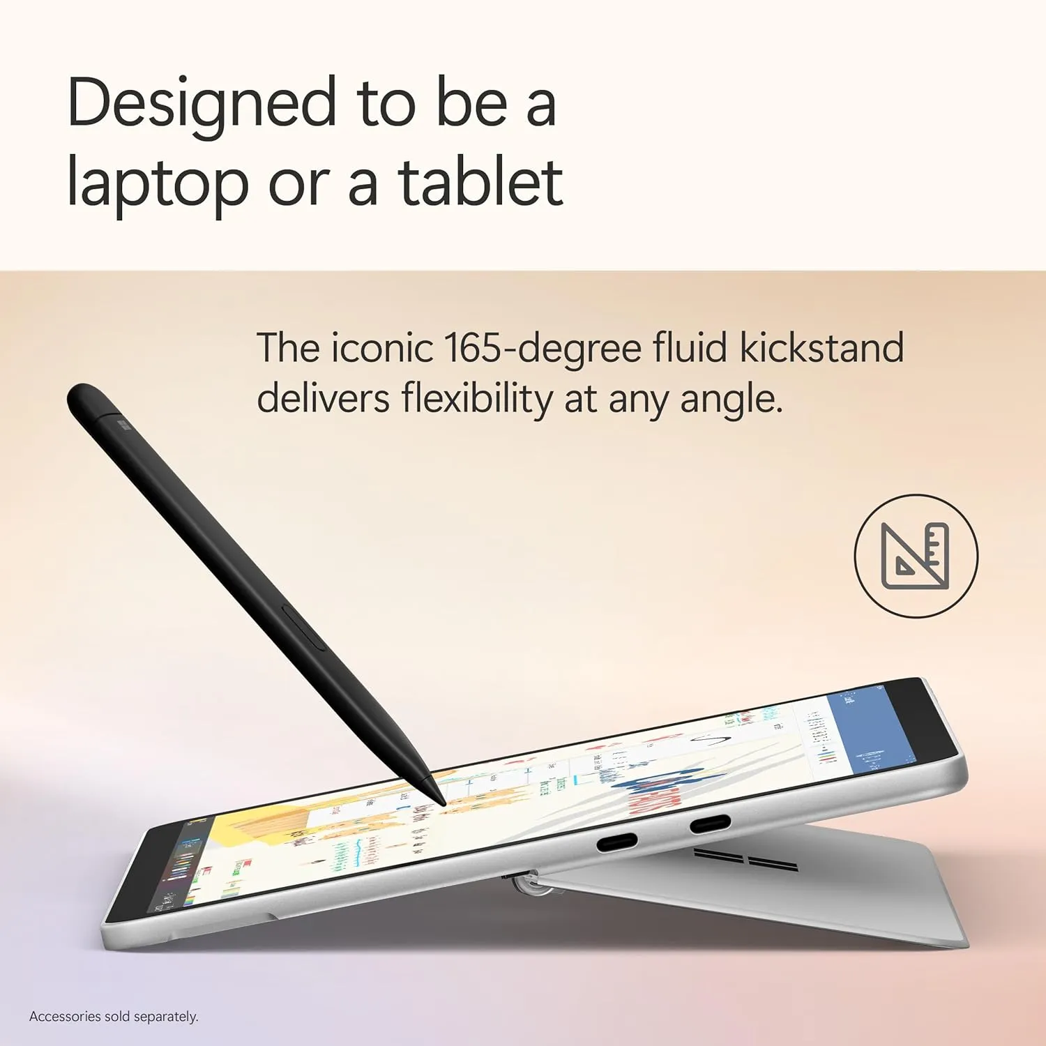 Microsoft Surface Pro 2-in-1 Laptop/Tablet (2025), Windows 11 Copilot  PC, 12" Touchscreen Display, Snapdragon X Plus (8 Core), 16GB RAM, 256GB Storage, Platinum