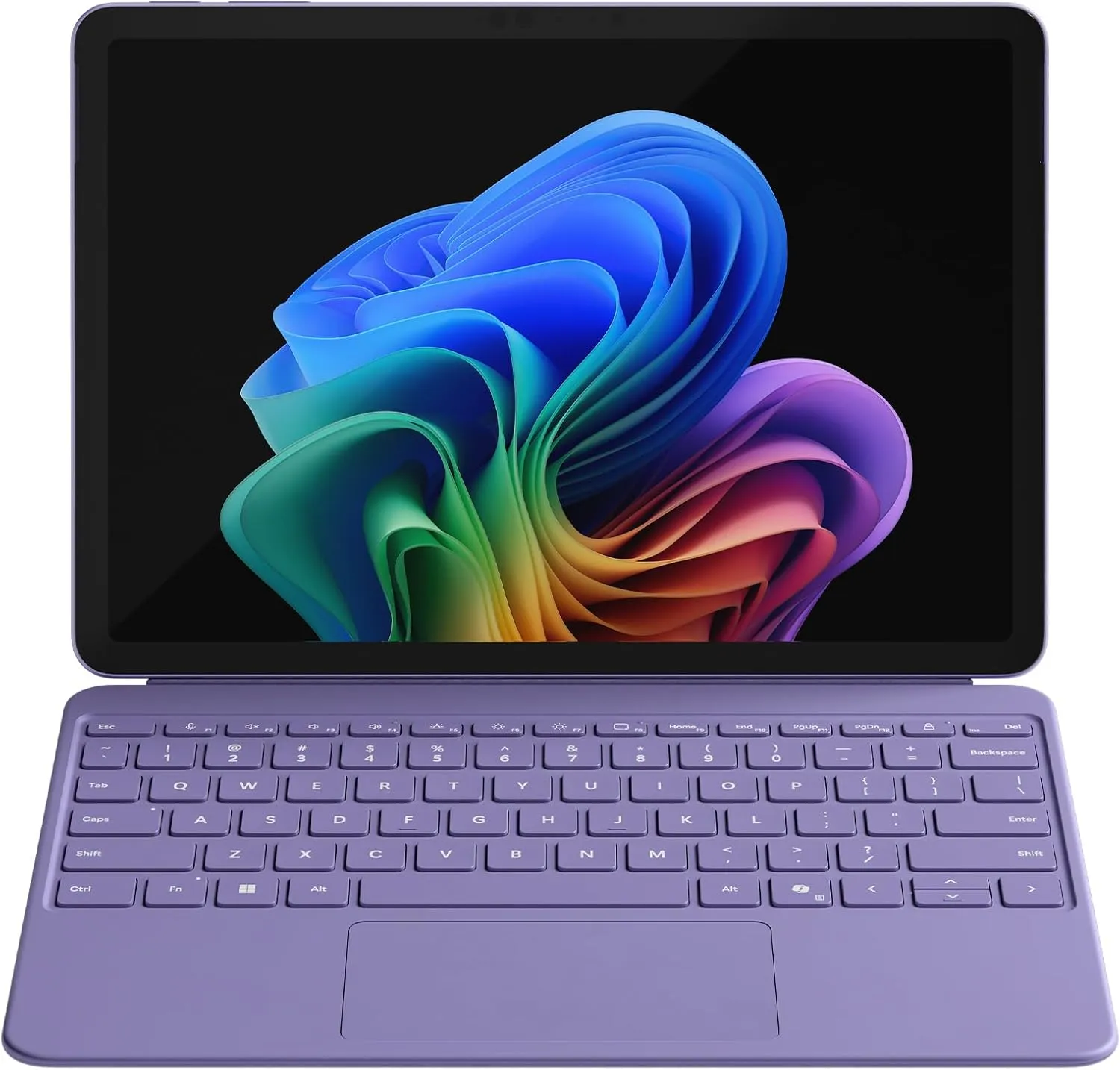 Microsoft Surface Pro Keyboard and Slim Pen 2 Bundle for Surface Pro 12" Device, Alcantara Material, Violet