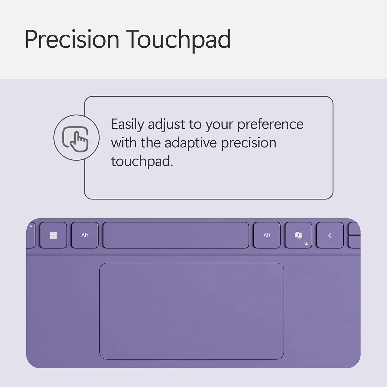 Microsoft Surface Pro Keyboard and Slim Pen 2 Bundle for Surface Pro 12" Device, Alcantara Material, Violet