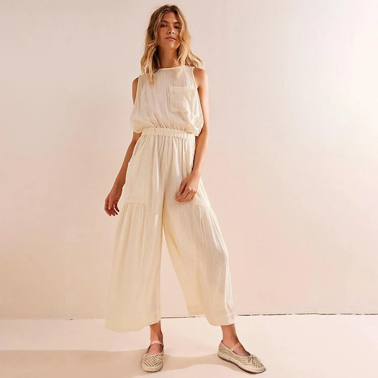 mikarka Flats for Women: Woven Ballet Flats Shoes for Women - Knot Espadrilles Round Toe Mary Jane Flats Loafers, Inspired by Raffia