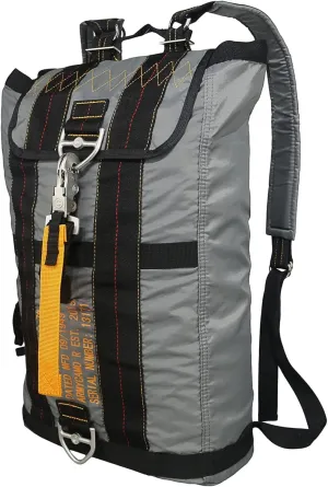 Military Tactical Backpack Parachute Buckles Hook Nylon Rucksacks Flight Backpacks Day Pack for Outdoor,Hiking,Camping (Grey)