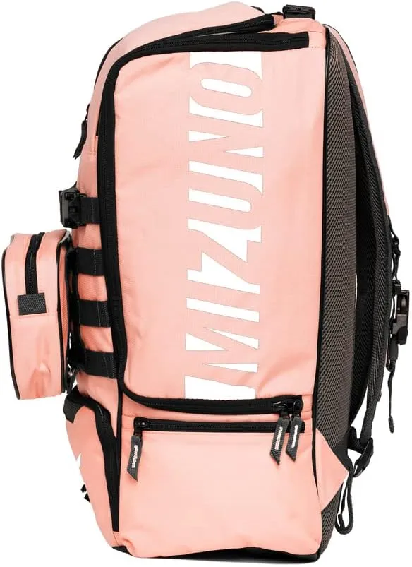 Mizuno Utility Backpack, Rose Gold/White