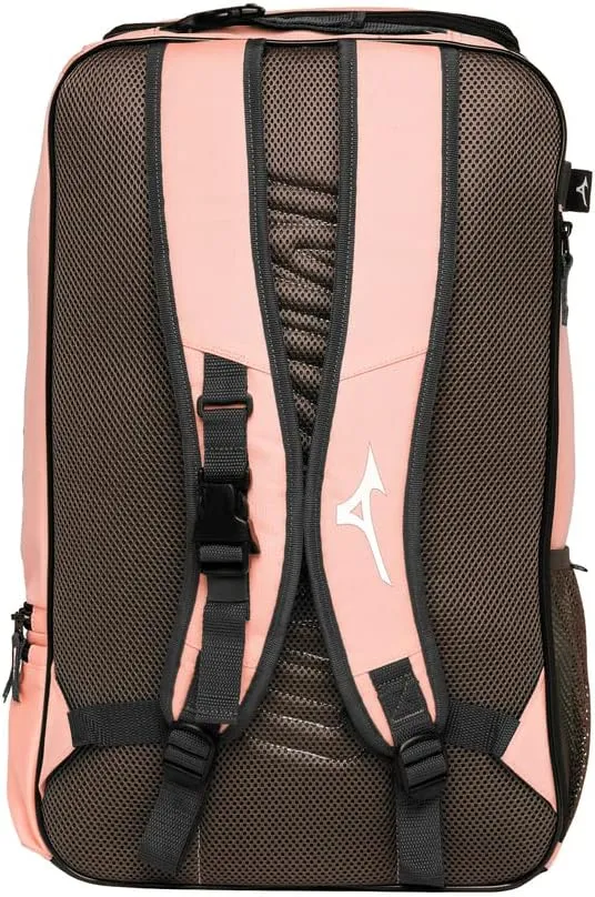 Mizuno Utility Backpack, Rose Gold/White