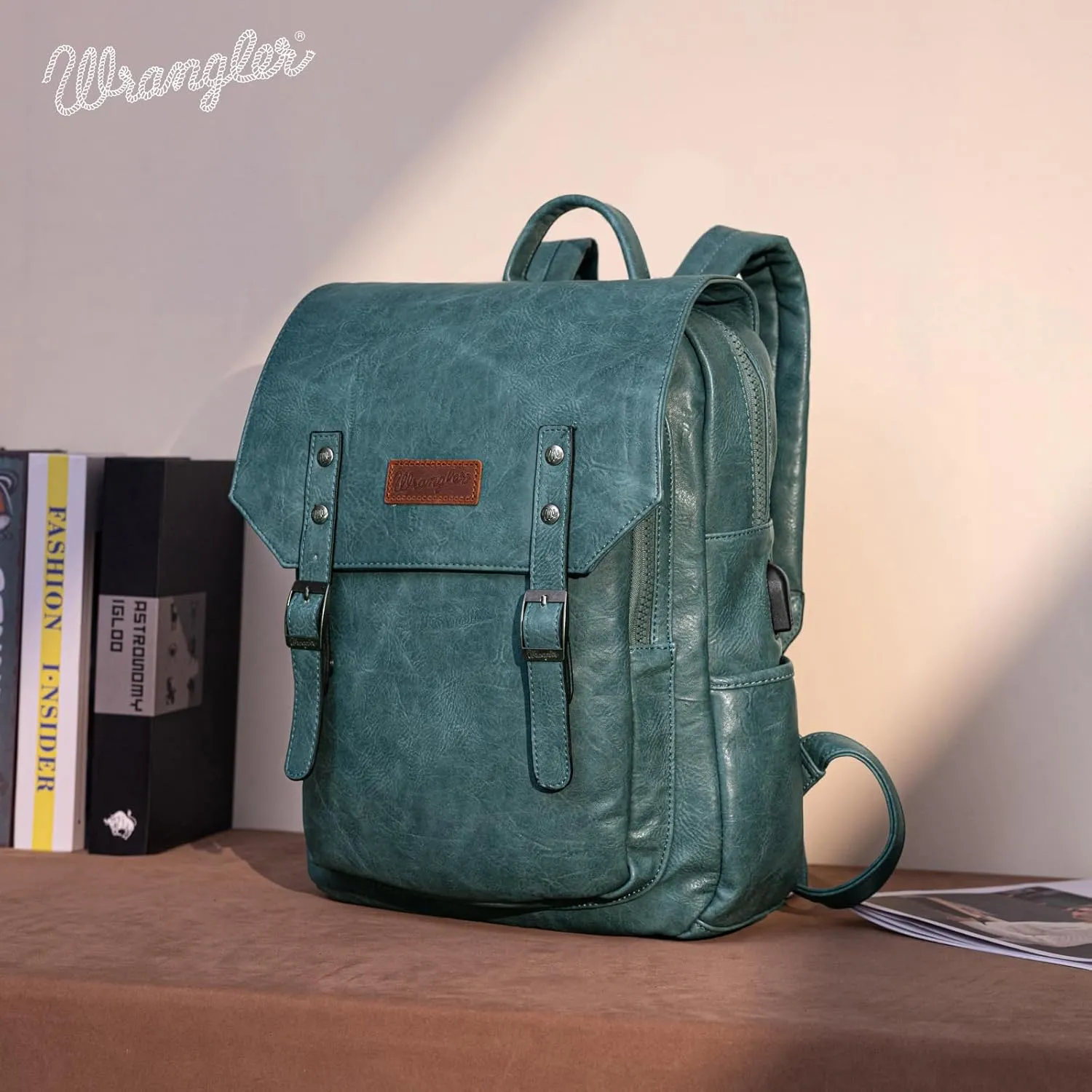 Montana West × Wrangler Backpack for Women Ladies Backpack Purse for Travel Bookbag Fashion Backpack