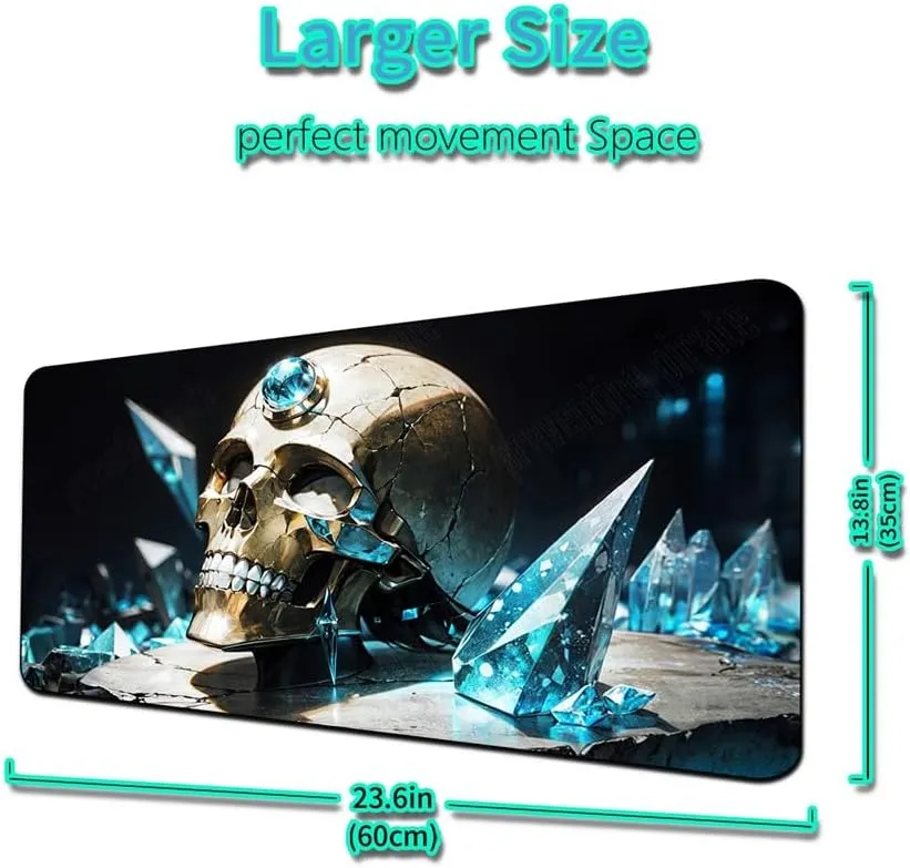 MTG Play Mat, TCG Playing mat for Trading Card Board Games, Non-Slip Rubber Base Card Game playmats Thick 2mm 24x14 inches