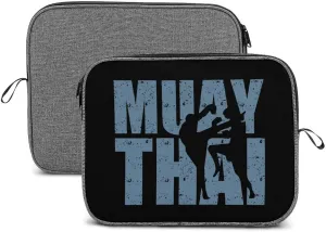 Muay Thai Box Laptop Sleeve Slim Laptop Bag Snowflake Cloth Laptop Case Travel Gear for Unisex 14inch
