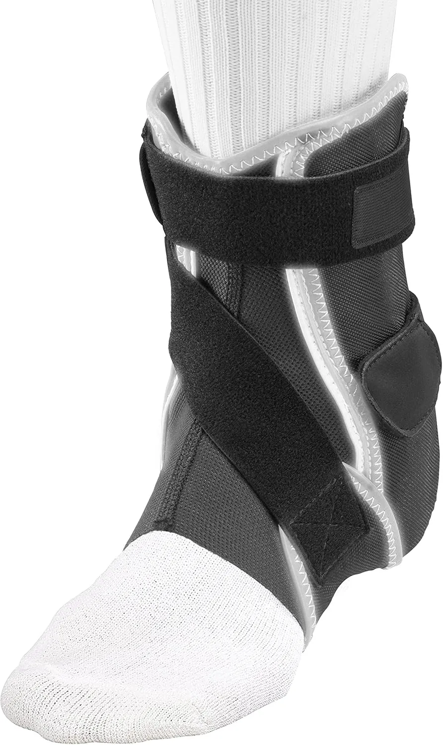 Mueller Sports Medicine HG80 Premium Hard Shell Ankle Brace, Black/Gray
