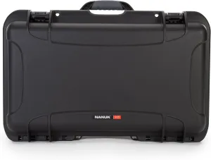 NANUK Wheeled Series 935 Lightweight NK-7 Resin Waterproof Protective Case for DSLR Camera, 3 Lenses, Flash, Black