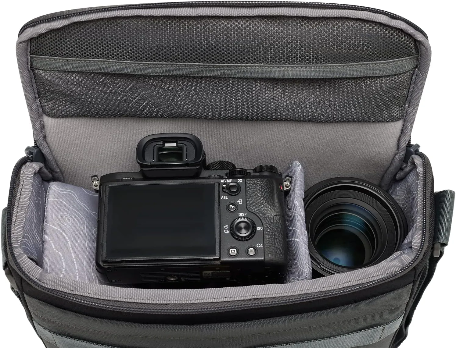 National Geographic Shoulder Bag Medium, Camera Bag for DSLR, Mirrorless with Lenses and Accessories, Tablet Compartments, Adjustable Strap, Ultra-Lightweight, NG E1 2370, Black [Amazon Exclusive]