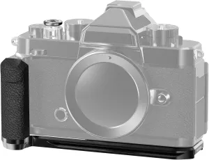 NEEWER Zf Handgrip L Shaped Grip Compatible with Nikon Z f Camera, Retro Mounting Baseplate L Bracket with Handle, Thumb Grip & Aluminum Shutter Button, Compatible with Arca Type Tripod Head, CA134