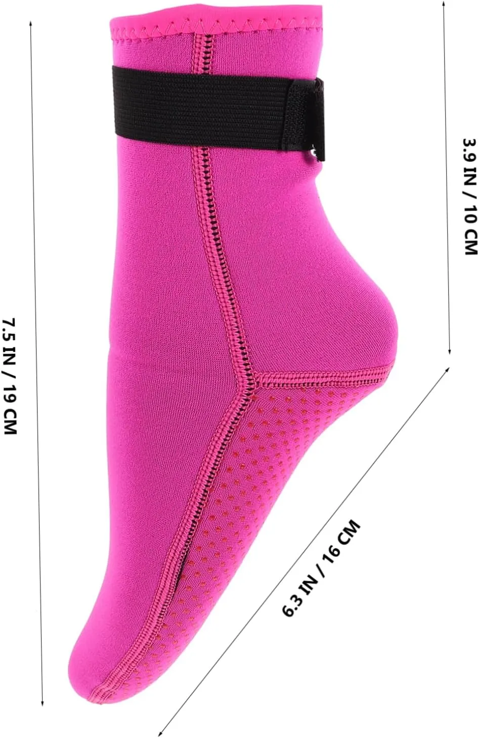 Neoprene Diving Socks for Swimming Surfing Non Slip Durable Foot Hugging Fit for Water Sports Beach