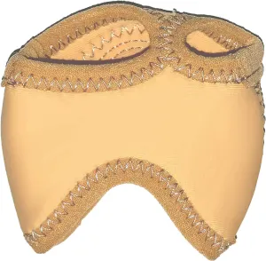 Neoprene Half Sole Lyrical Dance Footwear in Tan X-Small