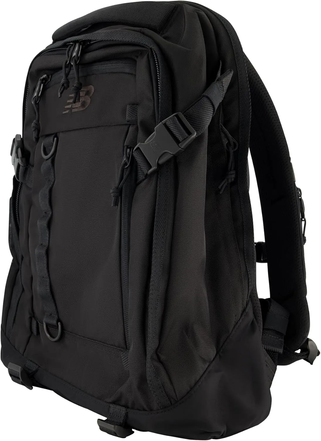 New Balance Laptop Backpack, Athletics Advanced Commuter Travel Bag for Men and Women, Black, 19.5 inch