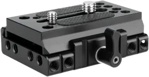NICEYRIG Quick Release Base Plate Compatible with Manfrotto 577, 501, 504, 701 for DSLR Camera 15mm Rail Support System
