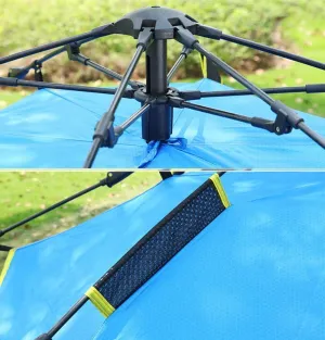 NIEH Tent Windproof Waterproof Camping Tent 3-4 People Camping Tent Outdoor Shade Canopy Waterproof Tarp Sun Shelter for Mountaineering Hiking Picnic Outdoor Camping Supplies Easy Large Capac