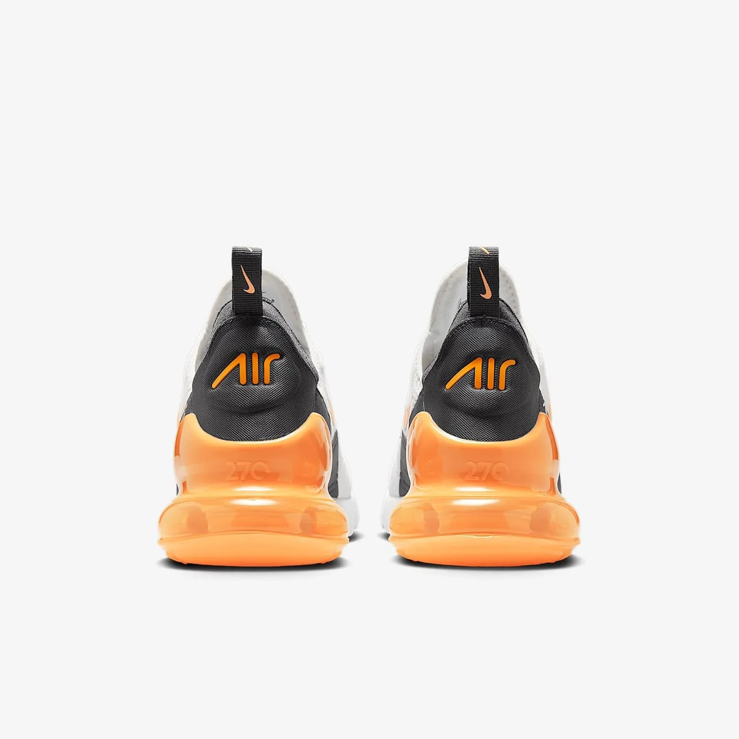 Nike Air Max 270 Men's Shoes (AH8050-114, Summit White/Anthracite/White/Laser Orange)