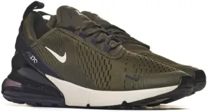 Nike Air Max 270 Men's Shoes (AH8050-303, Cargo Khaki/Obsidian/Light Bone) Size 11