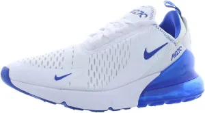 Nike Air Max 270 Men's Shoes (DH0268-100, White/Racer Blue-Game Royal) Size 8.5