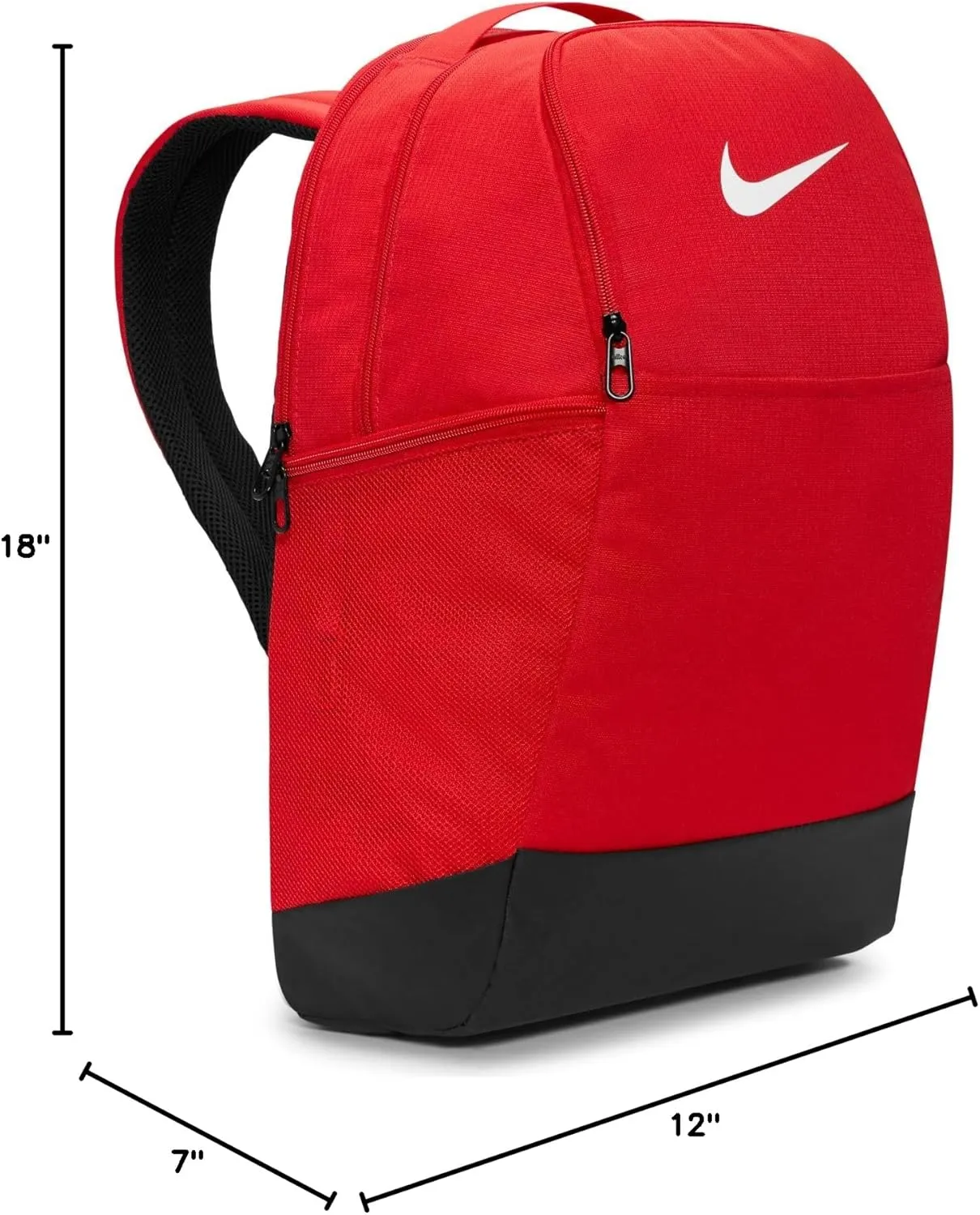 Nike Brasilia 9.5 Training Backpack, University Red/Black/White, Medium