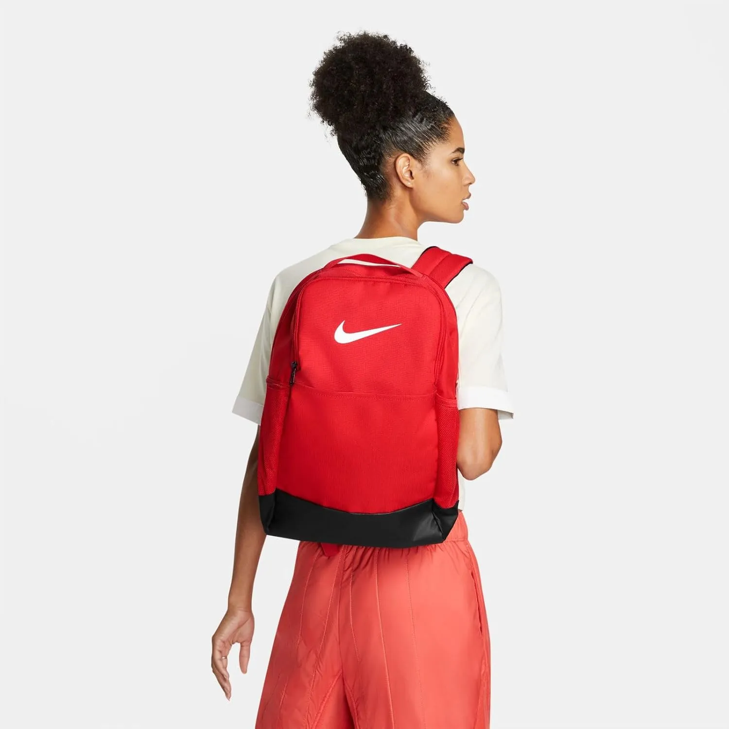 Nike Brasilia 9.5 Training Backpack, University Red/Black/White, Medium