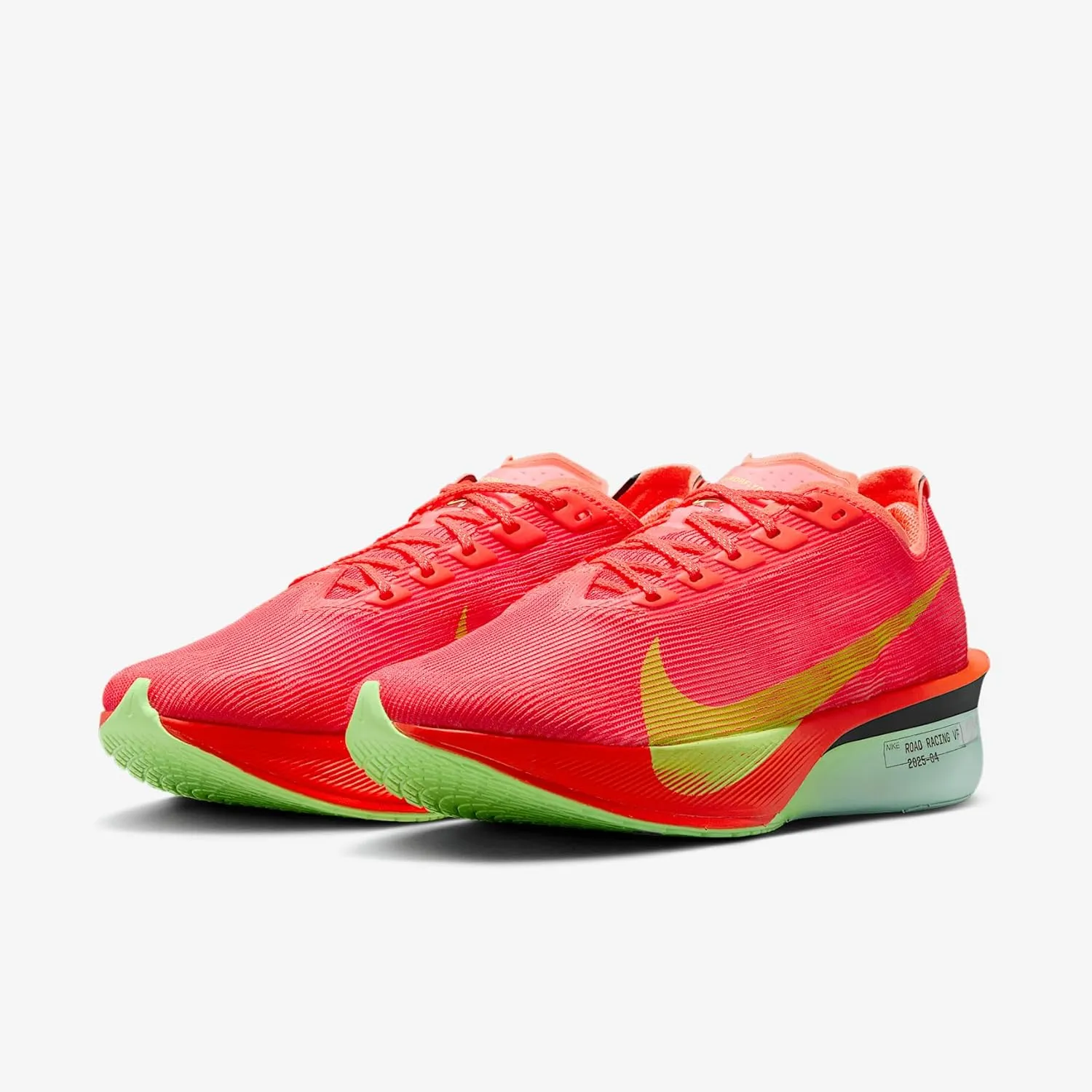 Nike Vaporfly 4 Women's Road Racing Shoes (HF6412-600, Bright Crimson/Mint Foam/Cave Purple/Lime Blast)