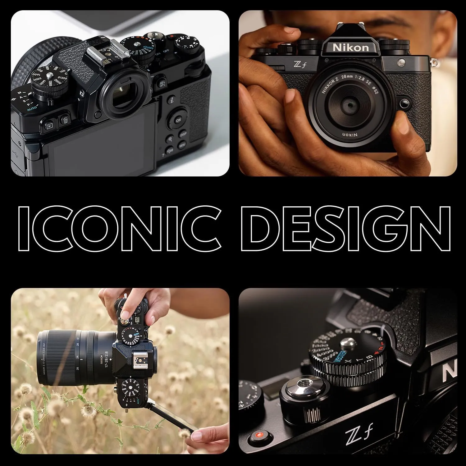 Nikon Z f | Full-Frame Mirrorless Stills/Video Camera with Iconic Styling | Nikon USA Model