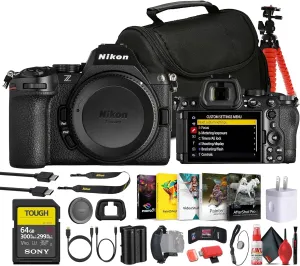 Nikon Z5 II Full-Frame Mirrorless Camera | 24.5MP, EXPEED 7 Processor, 4K UHD Video, 7.5-Stop VR | Ideal for Photography and Videography Enthusiasts (1680)   64GB Card   Camera Bag   More (Renewed)