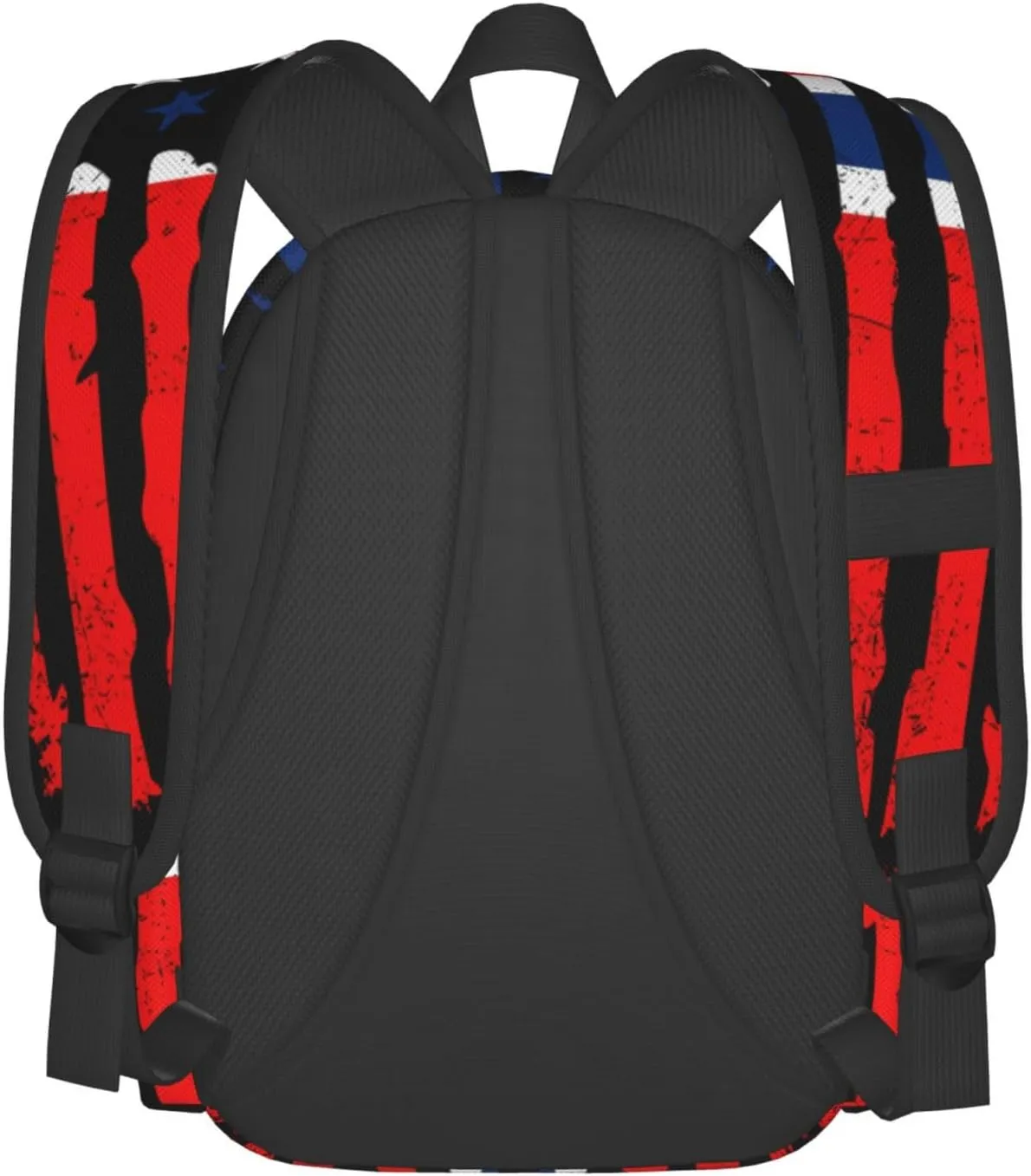 Norwegian American Flag Norway Root Laptop Commuter Backpack Shoulder Bag Casual Back Pack Daypack Bags With Side Pockets For Work Travel Daily Use