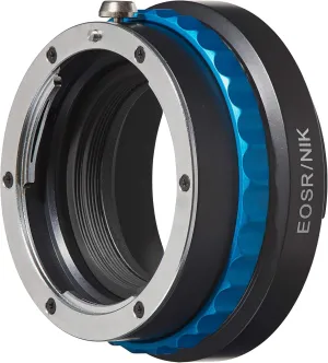NOVOFLEX Adapter Compatible with Canon EOS-R Camera Body to Nikon Lenses (EOSR/NIK)