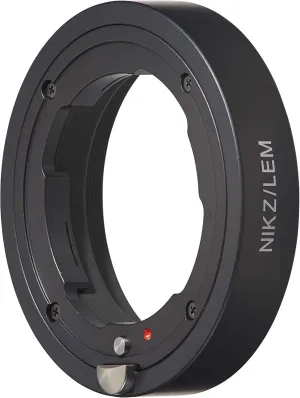 NOVOFLEX Adapter Compatible with Nikon Z-Mount Camera Body to Leica M Mount Lenses (NIKZ/LEM)