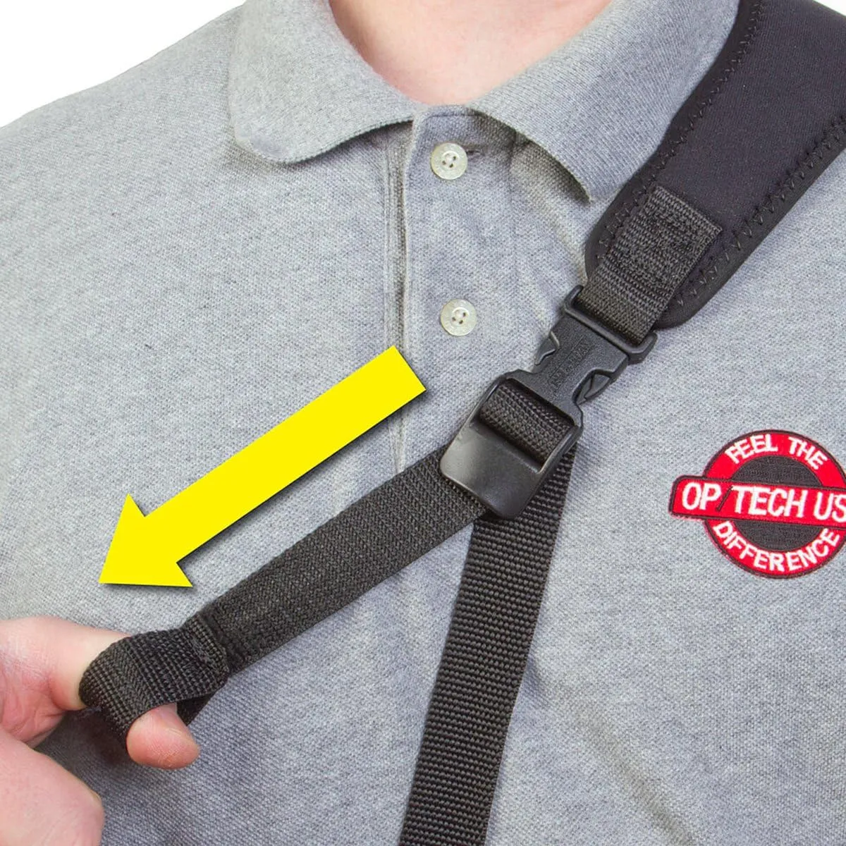OP/TECH USA Super Classic Sling Strap for Mirrorless and SLR Cameras, Black