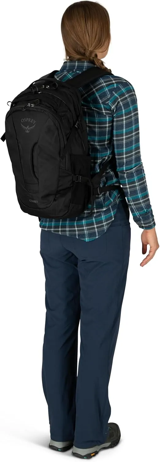 Osprey Comet Laptop Backpack, Black