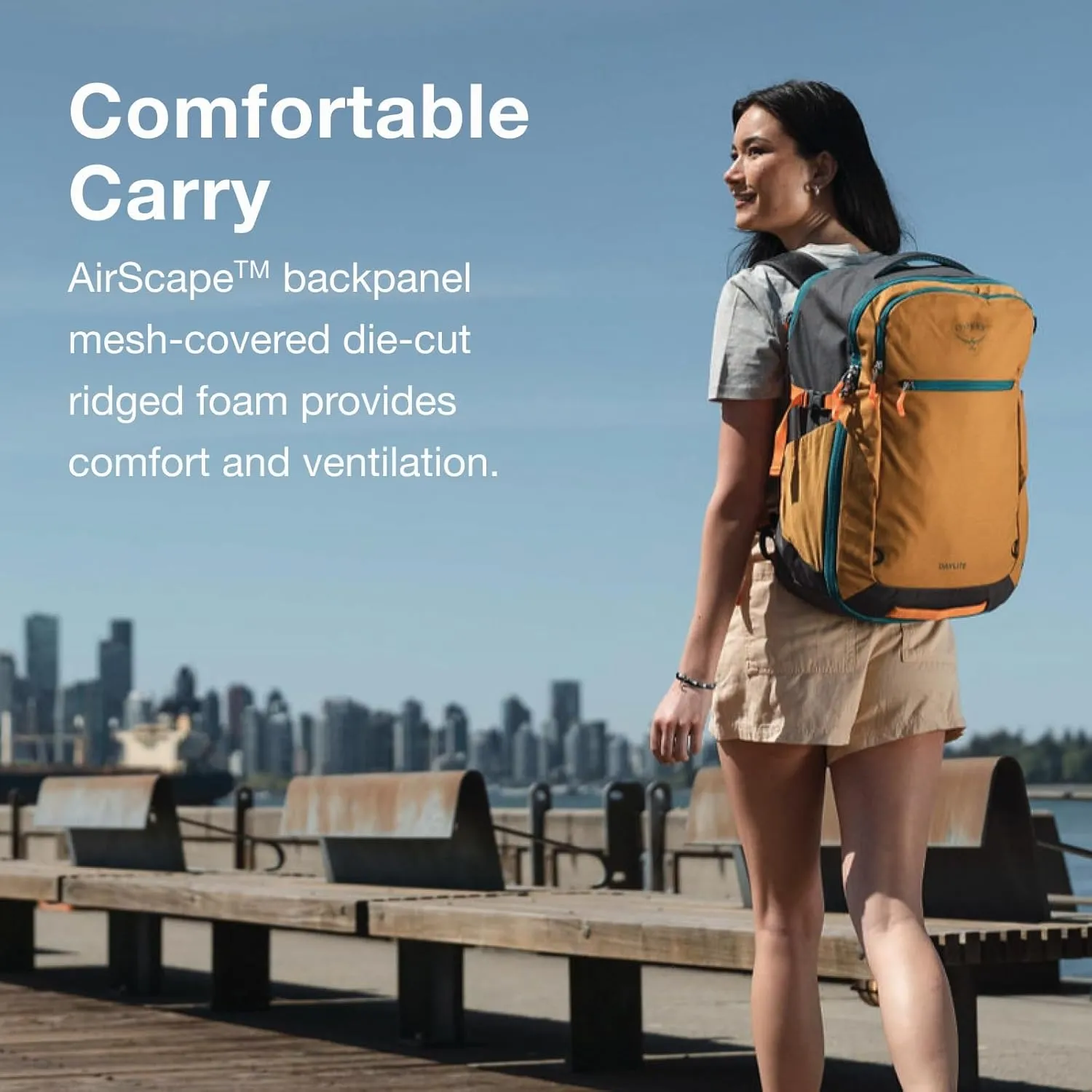 Osprey Daylite 35L Travel Pack, Blue Spikemoss/Alkaline
