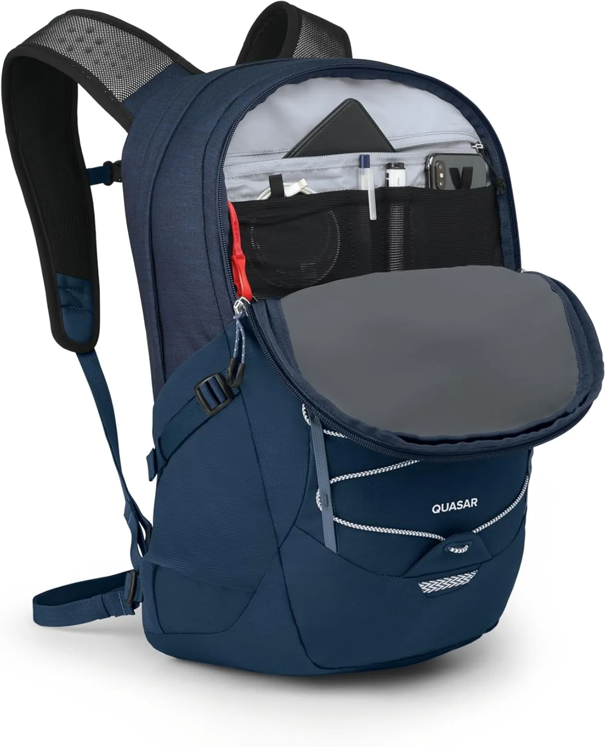 Osprey Quasar Commuter Backpack, Atlas Blue/Heather Grey