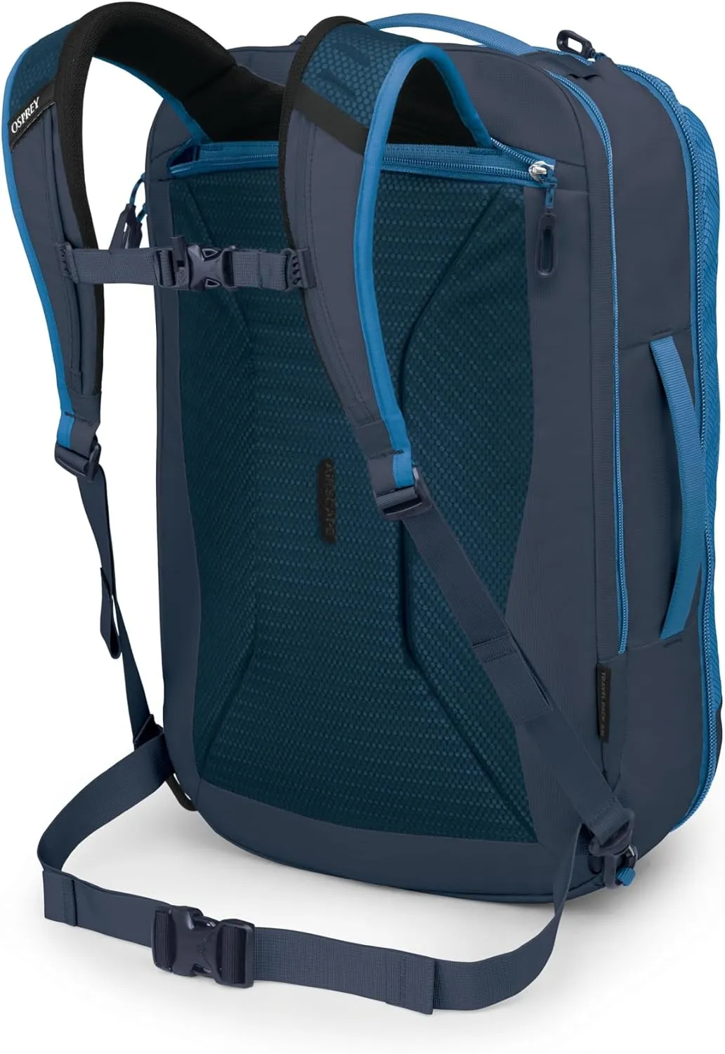 Osprey Transporter 44L Travel Pack, Blue Flame/Nocturnal Blue