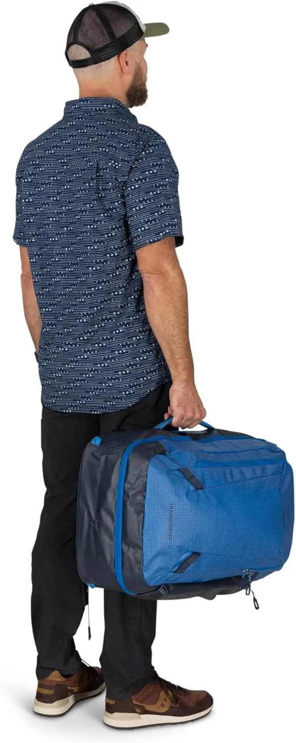 Osprey Transporter 44L Travel Pack, Blue Flame/Nocturnal Blue