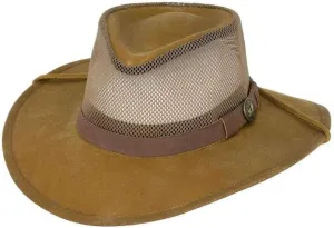 Outback Trading Company Men's 1472 Kodiak with Mesh Sun-Protective Waterproof Breathable Outdoor Cotton Oilskin Hat