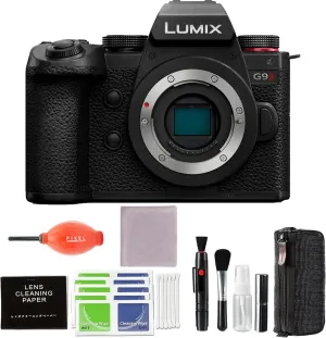 Panasonic Lumix G9 II Mirrorless Camera Body Bundle with Pixel Connection Advanced Accessories and Travel Bundle | DC-G9M2BODY | Panasonic Lumix G9 II