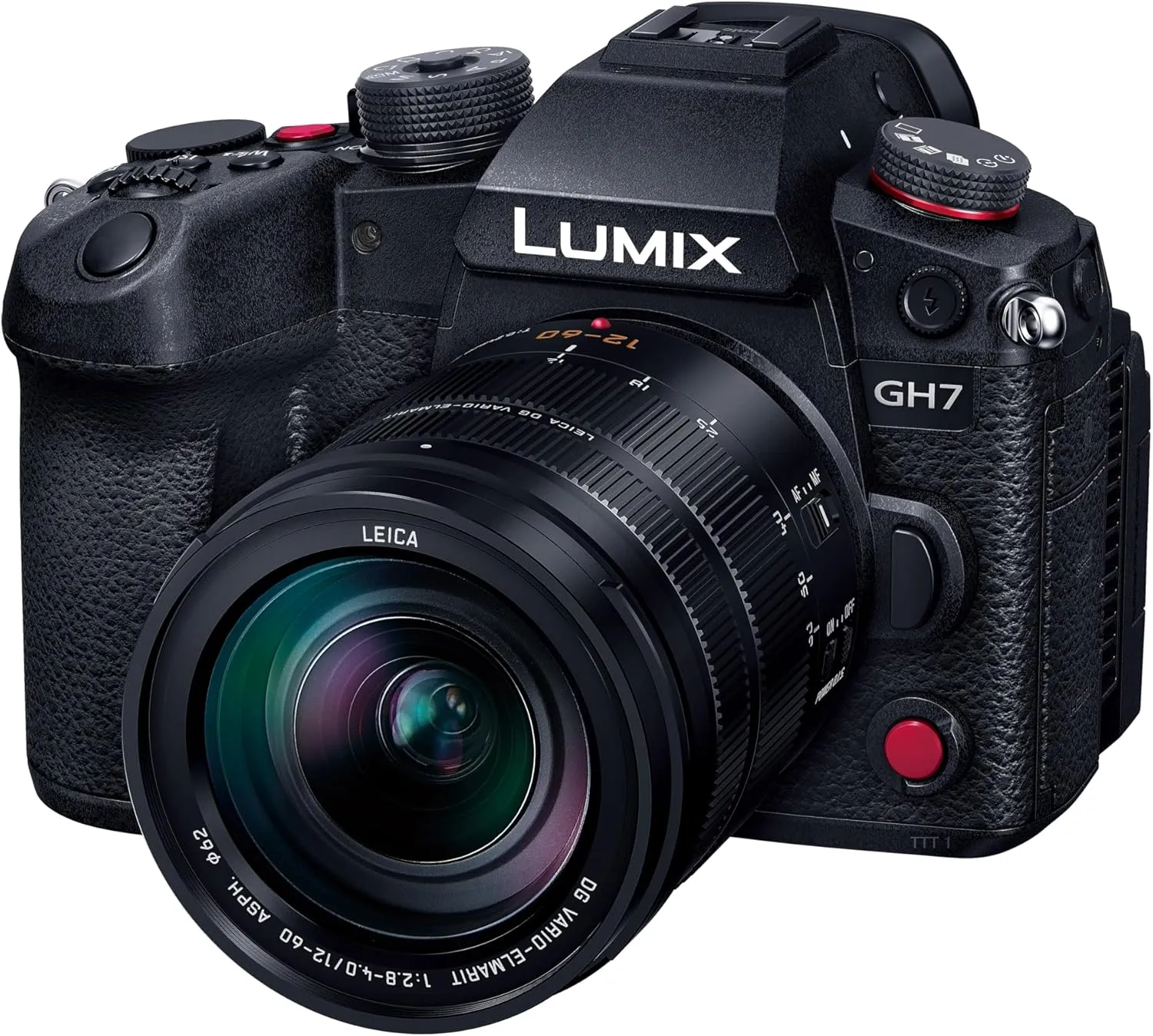 Panasonic LUMIX GH7 Mirrorless Micro Four Thirds Camera, 12-60mm F2.8-4.0 Lens, (International Model) DC-GH7LK