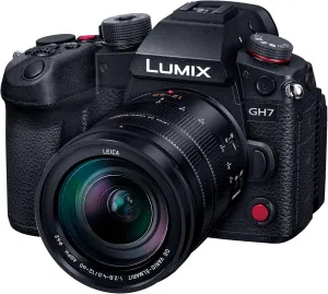 Panasonic LUMIX GH7 Mirrorless Micro Four Thirds Camera, 12-60mm F2.8-4.0 Lens, (International Model) DC-GH7LK