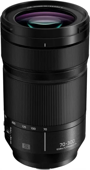 Panasonic LUMIX S Series Camera Lens, 70-300mm F4.5-5.6 Macro O.I.S. L Mount Interchangeable Lens for Mirrorless Full Frame Digital Cameras Black