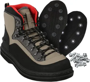 Paramount Outdoors Slate Cleated Wading Boot Rubber Bottom Wading Shoe With Metal Wading Studs