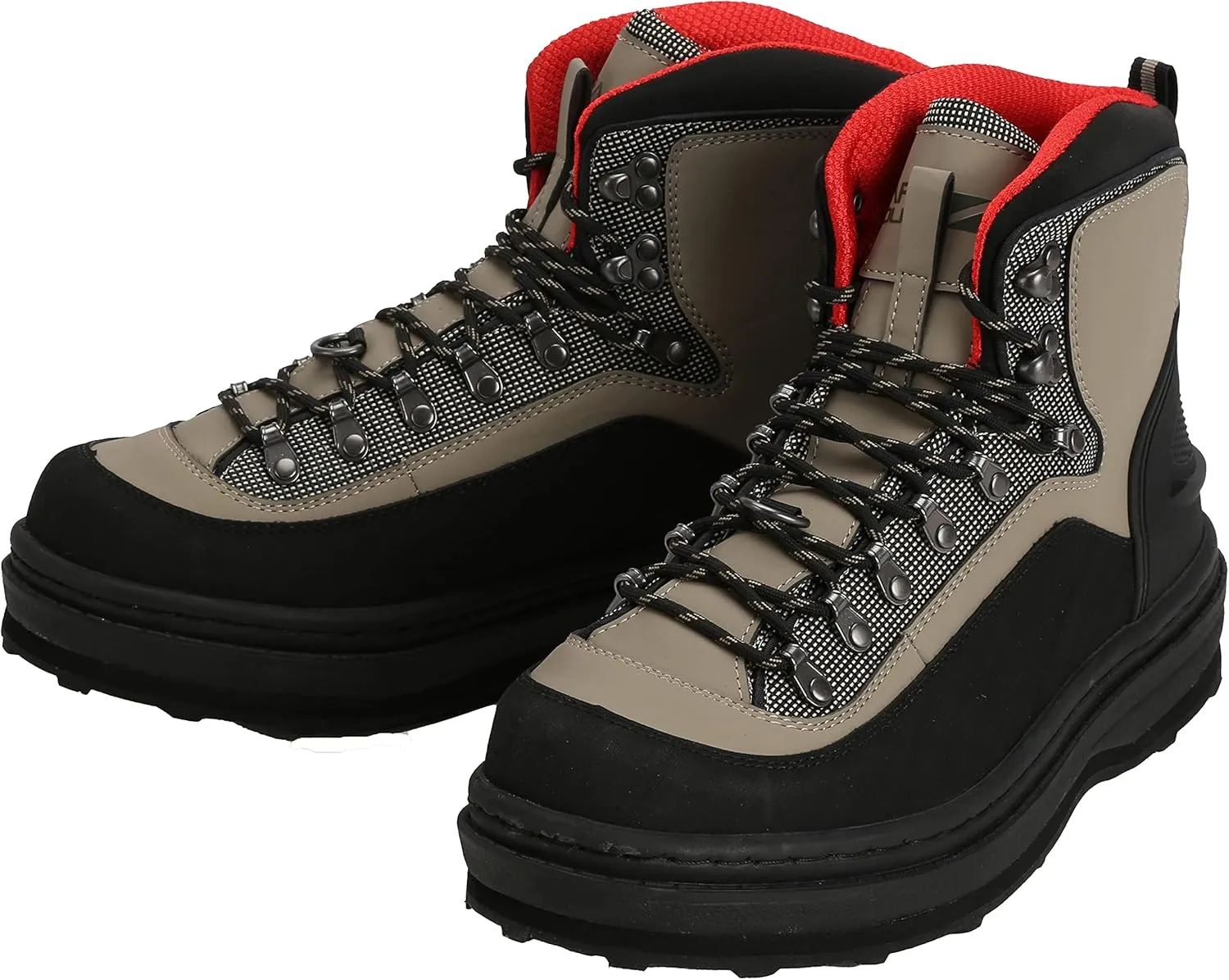 Paramount Outdoors Slate Cleated Wading Boot Rubber Bottom Wading Shoe With Metal Wading Studs